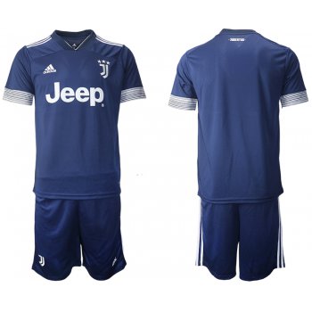 Men 2020-2021 club Juventus away blank blue Soccer Jerseys