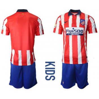 Youth 2020-2021 club Atletico Madrid home red Soccer Jerseys