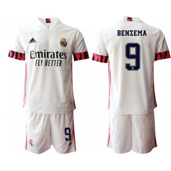 Men 2020-2021 club Real Madrid home 9 white Soccer Jerseys1