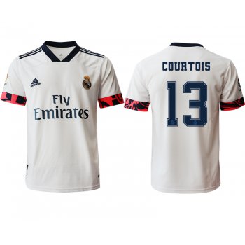 Men 2020-2021 club Real Madrid home aaa version 13 white Soccer Jerseys2