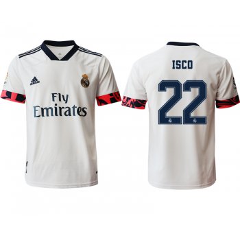 Men 2020-2021 club Real Madrid home aaa version 22 white Soccer Jerseys2