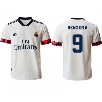 Men 2020-2021 club Real Madrid home aaa version 9 white Soccer Jerseys2