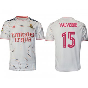 Men 2021-2022 Club Real Madrid home aaa version white 15 Adidas Soccer Jersey