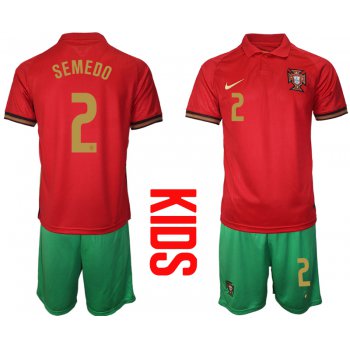 2021 European Cup Portugal home Youth 2 style 2 soccer jerseys