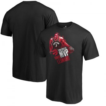 Toronto Raptors 2 Kawhi Leonard Fanatics Branded 2019 NBA Finals Champions MVP T-Shirt Black