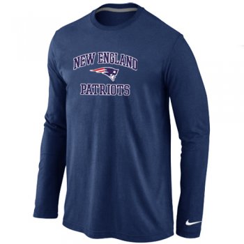 Nike New England Patriots Heart D.Blue Long Sleeve T-Shirt