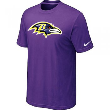 Baltimore Ravens Sideline Legend Authentic Logo T-Shirt Purple