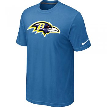 Baltimore Ravens Sideline Legend Authentic Logo T-Shirt light Blue