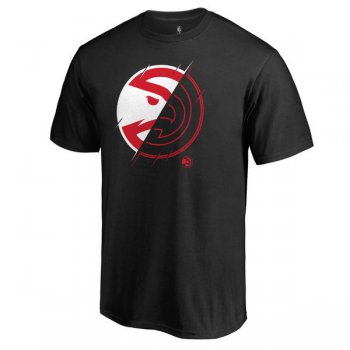 Men's Atlanta Hawks Fanatics Branded Black X-Ray T-Shirt