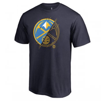 Men's Denver Nuggets Fanatics Branded Navy X-Ray T-Shirt