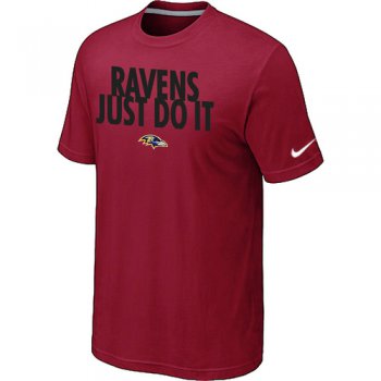NFL Baltimore Ravens Just Do It Red T-Shirt