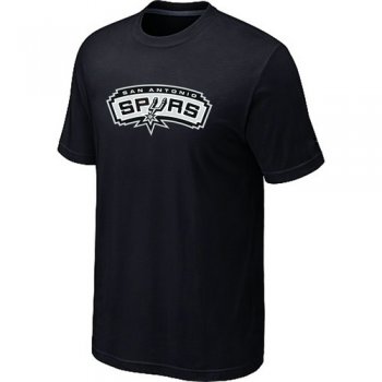 San Antonio Spurs Big & Tall Primary Logo Black NBA T-Shirt