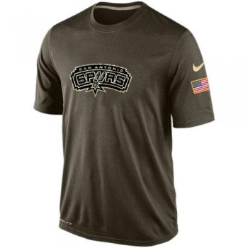 San Antonio Spurs Salute To Service Nike Dri-FIT T-Shirt