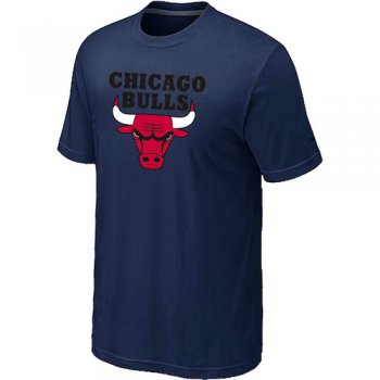 Chicago Bulls Big & Tall Primary Logo D.Blue NBA T-Shirt
