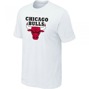 Chicago Bulls Big & Tall Primary Logo white NBA T-Shirt