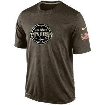 Detroit Pistons Salute To Service Nike Dri-FIT T-Shirt