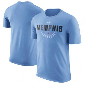 Memphis Grizzlies Blue Practice Performance Nike T-Shirt