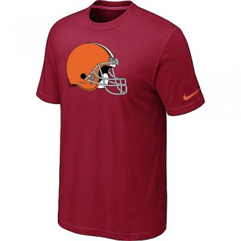 Cleveland Browns Sideline Legend Authentic Logo T-Shirt Red