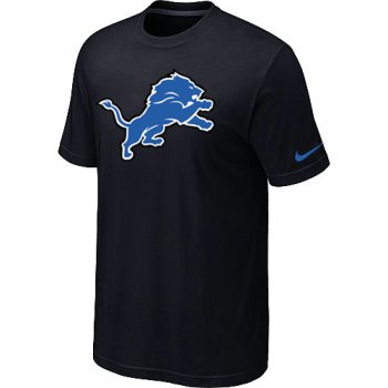 Detroit Lions Sideline Legend Authentic Logo T-Shirt Black