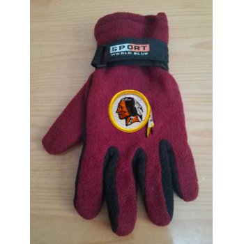 Washington Redskins NFL Adult Winter Warm Gloves Burgundy