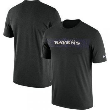 Baltimore Ravens Nike Black Sideline Seismic Legend T-Shirt
