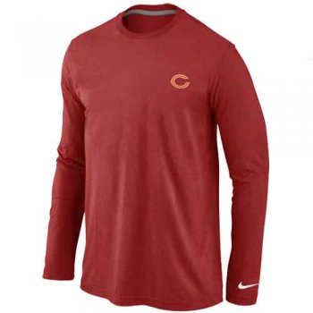 Chicago Bears Logo Long Sleeve T-Shirt Red