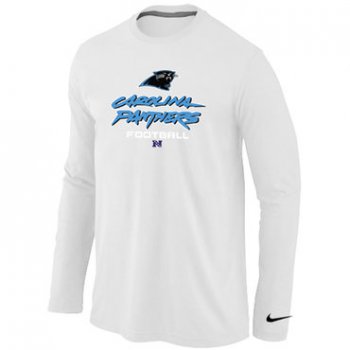 Nike Carolina Panthers Critical Victory Long Sleeve T-Shirt White