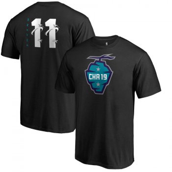 Boston Celtics 11 Kyrie Irving Fanatics Branded 2019 NBA All-Star Game The Buzz Side Sweep Name & Number T-Shirt Black