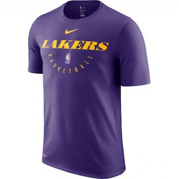 Men's Los Angeles Lakers Nike Purple Practice Legend Performance T-Shirt
