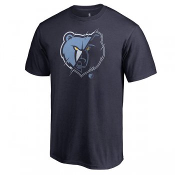 Men's Memphis Grizzlies Fanatics Branded Navy X-Ray T-Shirt