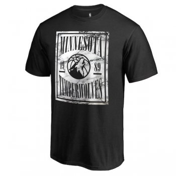 Men's Minnesota Timberwolves Fanatics Branded Black Court Vision T-Shirt