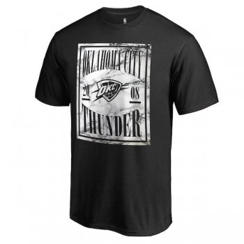 Men's Oklahoma City Thunder Fanatics Branded Black Court Vision T-Shirt