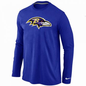 Nike Baltimore Ravens Logo Long Sleeve T-Shirt BLUE
