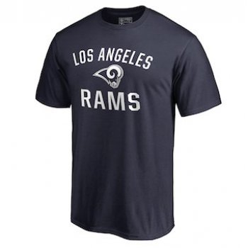 Men's Los Angeles Rams NFL Pro Line by Fanatics Branded Navy Big & Tall Victory Arch Logo T-Shirt