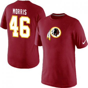 Nike Washington Redskins 46 Alfred Morris Name & Number T-Shirt Red