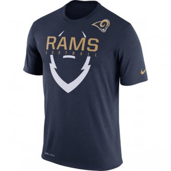 Men's Los Angeles Rams Nike Navy Legend Icon Dri-FIT T-Shirt