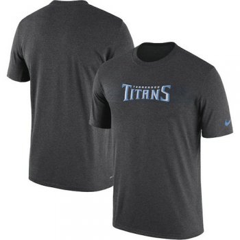 Tennessee Titans Nike Heathered Charcoal Sideline Seismic Legend T-Shirt