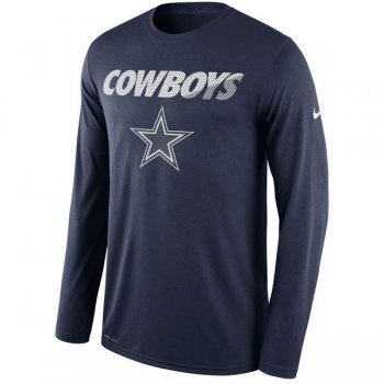Nike Dallas Cowboys Blue Long Sleeve Men's T-Shirt
