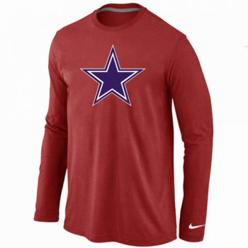 Nike Dallas Cowboys Logo Long Sleeve T-Shirt RED