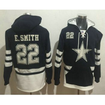 Men's Dallas Cowboys #22 Emmitt Smith 2016 Navy Blue Team Color Stitched NFL Hoodie