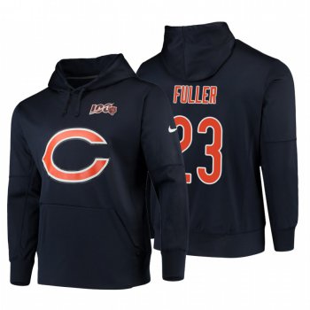Chicago Bears #23 Kyle Fuller Nike NFL 100 Primary Logo Circuit Name & Number Pullover Hoodie Navy