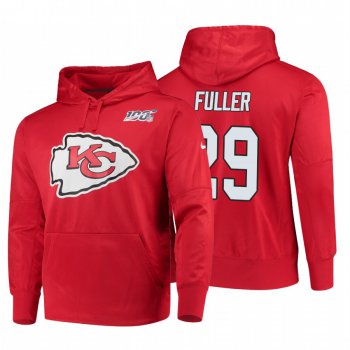 Kansas City Chiefs #29 Kendall Fuller Nike NFL 100 Primary Logo Circuit Name & Number Pullover Hoodie Red