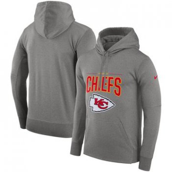 Kansas City Chiefs Nike Sideline Property of Performance Pullover Hoodie Gray