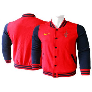Men's Cleveland Cavaliers Red Stitched NBA Jacket