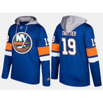 Adidas New York Islanders 19 Bryan Trottier Retired Blue Name And Number Hoodie