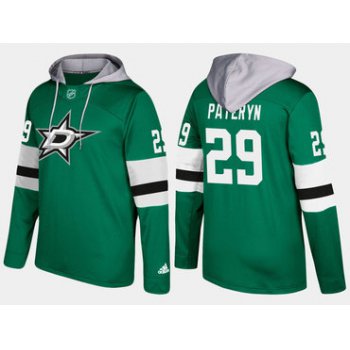 Adidas Dallas Stars 29 Greg Pateryn Name And Number Green Hoodie