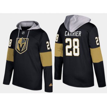 Adidas Vegas Golden Knights 28 William Carrier Name And Number Black Hoodie