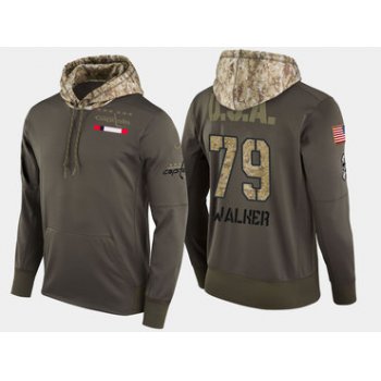 Nike Washington Capitals 79 Nathan Walker Olive Salute To Service Pullover Hoodie