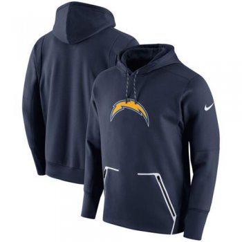 Men's Los Angeles Chargers Nike Navy Champ Drive Vapor Speed Performance Pullover Hoodie