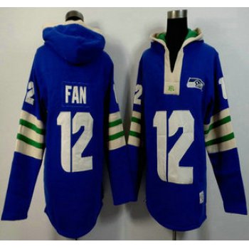 Men's Seattle Seahawks #12 Fan Light Blue 2015 NFL Hoody